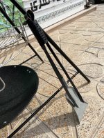 پک کامل منقل تاشو مسافرتی یک متری ساده پک کامل شامل(منقل تاشو یک متری-ساج گرانیت ضخیم-توری گریل-دیزی۶نفره-انبر بیلچه-شامورتی ۳لیتری) - Image 9
