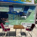 ست دو نفره صندلی و میز مسافرتی تاشو دسته مبلی مدل سوپرvipو میزmdf